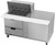 Beverage Air SPED60HC-12M-2 60" W Two-Section One Door Mega Top Refrigerated Counter