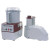 Robot Coupe R2DICE 3 L. Gray Polycarbonate Bowl Combination Food Processor - 120 Volts, 2 HP