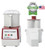 Robot Coupe R2DICE 3 L. Gray Polycarbonate Bowl Combination Food Processor - 120 Volts, 2 HP