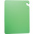 San Jamar CB182412GN 18" x 24" x 1/2" Green Co-Polymer Cut-N-Carry Cutting Board