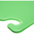 San Jamar CB182412GN 18" x 24" x 1/2" Green Co-Polymer Cut-N-Carry Cutting Board