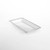 American Metalcraft CRGT19 48 Oz. Styrene Clear Rectangular Rain Tray
