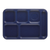 Cambro 10146CW186 10"W Red Rectangle Camwear School Tray - 24/Case