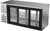Beverage Air BB72HC-GS-PT-S 72" W Stainless Steel 6 Glass Doors Refrigerated Back Bar Pass-Thru Storage Cabinet - 115 Volts