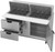 Beverage Air SPED60HC-24M-2 60" W Two-Section One Door Mega Top Refrigerated Counter