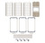 Metro PR48VX2-XDR Metromax I Mobile Drying Rack Unit With Drip Tray 48"W 3-Tier