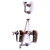 T&S Brass B-0695-ST Service Sink Fitting concealed bypass mixing valves on 8" centers