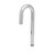 T&S Brass 119XP Nozzle rigid 8" H 2-5/8" spread gooseneck plain end outlet