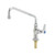 T&S Brass B-0205-061X-CR Single Pantry Faucet deck mount single hole base 10"