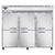 Continental Refrigerator 3FES-SA-HD 85.5" W Three-Section Solid Door Reach-In Extra-Wide Freezer - 115 Volts