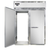 Continental Refrigerator D2FINSSRT 68.5" W Two-Section Solid Door Roll-Thru Designer Line Freezer - 115 Volts