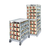 Lakeside PBCR2 PrisonBilt 25.75" W Stainless Steel Stationary Can Storage Rack