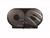 San Jamar R4090TBK Oceans Bath Tissue Dispenser 19"