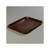 Carlisle CT121669 16.31" W x 12.06" D x 0.7" H Rectangle Polypropylene Chocolate Café Tray