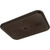 Carlisle CT121669 16.31" W x 12.06" D x 0.7" H Rectangle Polypropylene Chocolate Café Tray