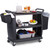 Carlisle CC224303 Black Bus Cart 42"L x 23"W