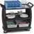 Carlisle CC224303 Black Bus Cart 42"L x 23"W