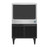 Hoshizaki KM-161BWJ 153 Lb. Water Cooled Undercounter Cube Style Ice Maker With Bin - 115 Volts