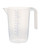 Matfer Bourgeat 251001 1 liter Translucent Polypropylene Graduated Pitcher