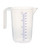 Matfer Bourgeat 251001 1 liter Translucent Polypropylene Graduated Pitcher