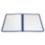 Winco PMCD-9B 9-3/8" x 12-1/8" Blue Menu Cover