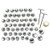 Winco CDT-52 Stainless Steel 52-Piece Cream Nozzle Set With Storage Box (52 piece Set)