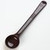 Carlisle 395801 1 1/2 Oz. Solid Reddish Brown Measure Misers Portion Spoon