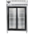 Continental Refrigerator D2RSNSSSGD 52" W Two-Section Glass Door Reach-In Designer Line Refrigerator