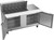 Beverage Air SPE60HC-18M 60" W Two-Section Two Door Mega Top Refrigerated Counter