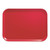 Cambro 1216521 12" Red Rectangle Camtray - 12/Case