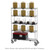 Metro CR1448TGCOPS To-Go Order Pick-Up Station 69" Wire Take-Out Shelving Station