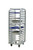 New Age 4338 64"H Lifetime Series Roll-In 18 Bun Pan Rack with 3" Spacing