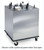 Lakeside 5409 Easy-Glide 9.13" Dia. Round Stainless Steel 4-Tube Non-Heated Mobile Dish Dispenser