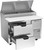 Beverage Air DPD46HC-2 46" W One-Section Pizza Top Refrigerated Counter