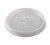 Cambro CLLT8190 Translucent Disposable CamLid (2000 Per Case)