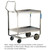 Lakeside 4759 Handler Series 54.63" W Stainless Steel 3-Tier Heavy Duty Utility Cart - 700 Lbs.