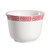 CAC China 105-55 5 Oz. Bone White Porcelain Round Red Gate Chinese Style Tea Cup (6 Dozen Per Case)