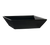 CAC China KC-B6-BLK 15 Oz. Black Ceramic Square Color Arts Bowl (2 Dozen Per Case)