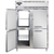 Continental Refrigerator D2RNSSPTHD 52"W Two-Section Steel Door Designer Line Refrigerator
