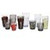 Carlisle 581207 12 Oz. Clear SAN Plastic Faceted Shape Louis Rocks Tumbler
