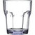Carlisle 581207 12 Oz. Clear SAN Plastic Faceted Shape Louis Rocks Tumbler