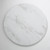 American Metalcraft MW21 21.5" Melamine White Marble Pattern Round Serving Board