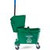 Carlisle 3690809 26 qt. Mop Bucket Combo Polyethylene Green Side Press
