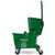 Carlisle 3690809 26 qt. Mop Bucket Combo Polyethylene Green Side Press