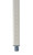 Metro Mq86Pe Metromax Q Post 86-3/16"H Epoxy Coated Steel