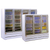 Howard McCray GR102BM-B 103.75" W Four-Section Glass Door Refrigerator Merchandiser