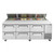 Turbo Air TPR-93SD-D6-N 93" W Three-Section Super Deluxe Pizza Prep Table
