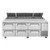 Turbo Air TPR-93SD-D6-N 93" W Three-Section Super Deluxe Pizza Prep Table