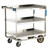Lakeside 759 54.63" W Stainless Steel U-Shaped Frame Solid 3 Shelves Utility Cart