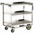 Lakeside 759 54.63" W Stainless Steel U-Shaped Frame Solid 3 Shelves Utility Cart